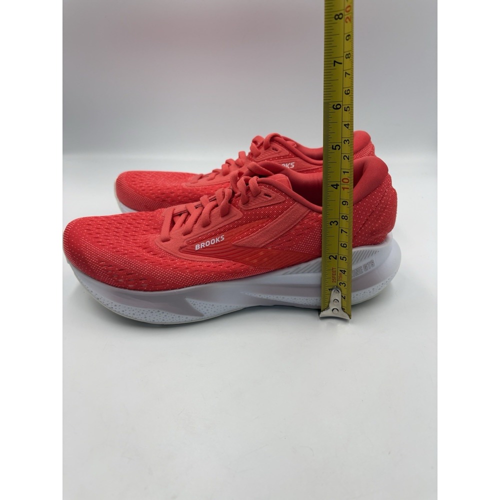 Brooks Adrenaline GTS 24 Women's Running Sneakers Mesh Lace-Up Red/White 120426 - Picture 3 of 10